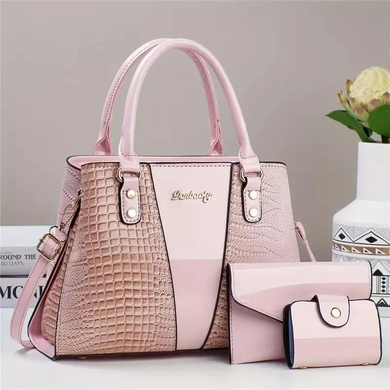 Women’s Faux Leather Serpentine Shoulder Bag