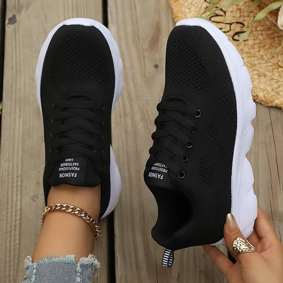 Women’s Breathable Platform Running Sneakers