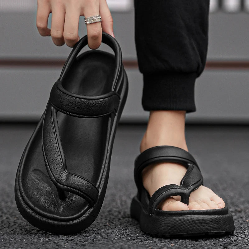 Couple Flip-Flops for Men and Women Summer Outer Wear Non-Slip Wear-Resistant Flip-Flops Outdoor Sports Beach Sandals