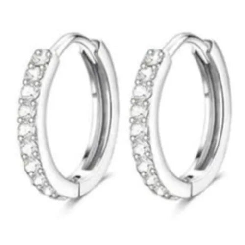 14K Gold-Plated Stainless Steel Classic Stud Earrings