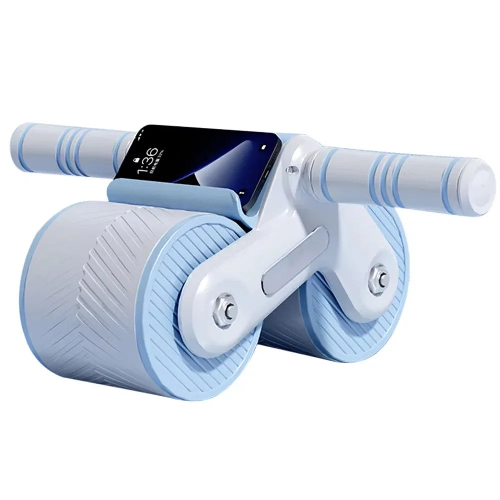 Auto-Rebound Double Wheel Ab Roller