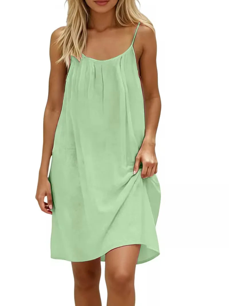 Women’s Loose Backless Slip Dress
