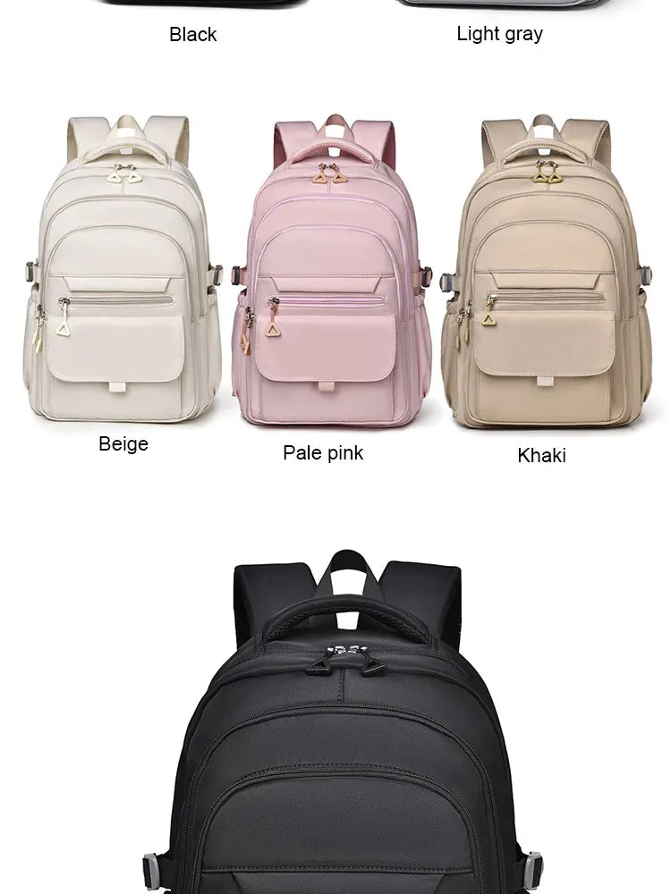 Unisex Oxford Casual Backpack with Laptop Compartment