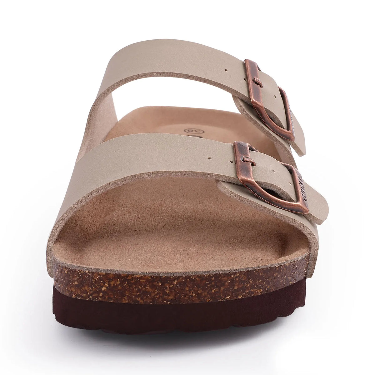 Bebealy Women's Cork Footbed Slide Sandal Summer Men Mules Fashion Women Clogs Slippers Outdoor Beach Sandals Adjustable Buckle