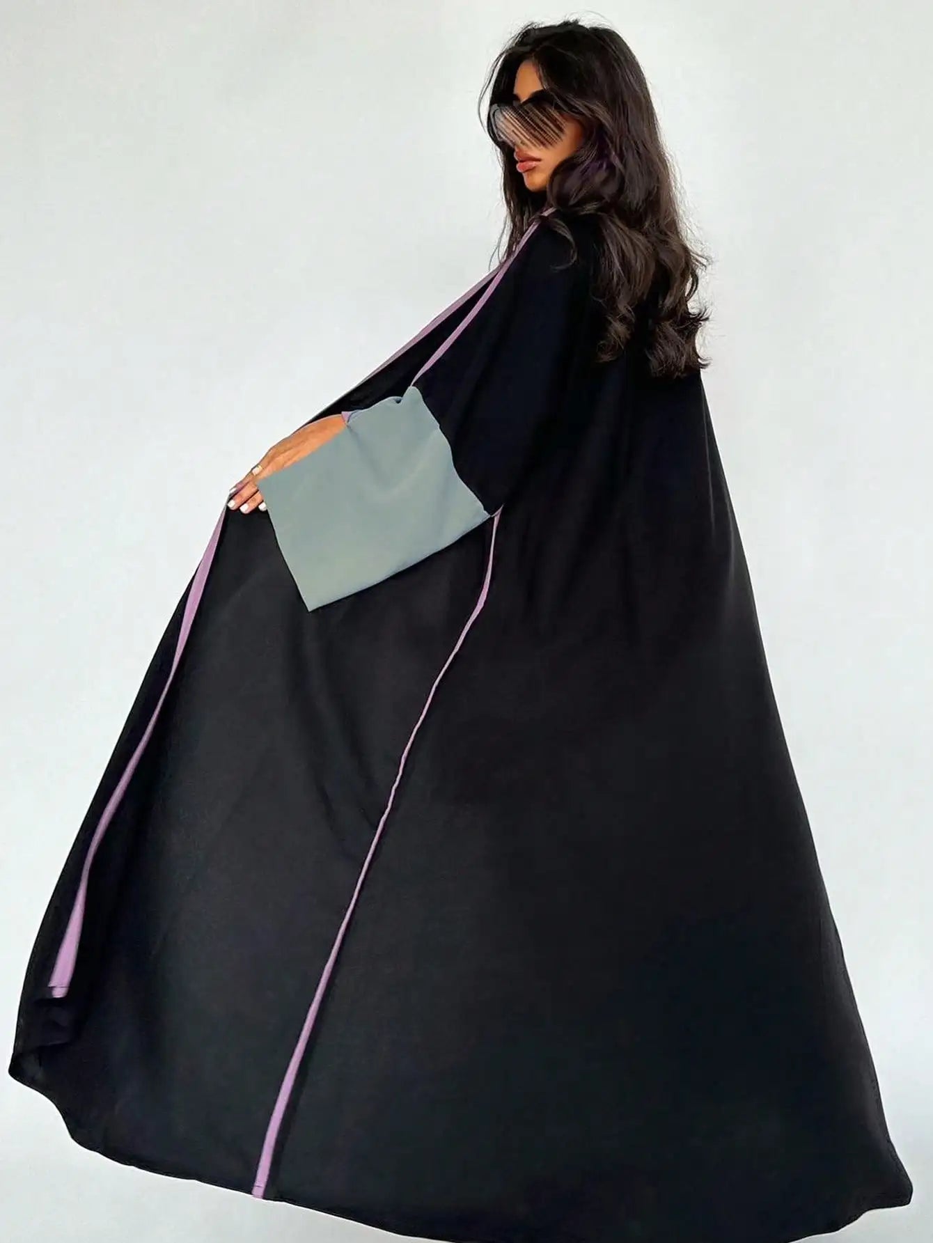Elegant Open Front Abaya