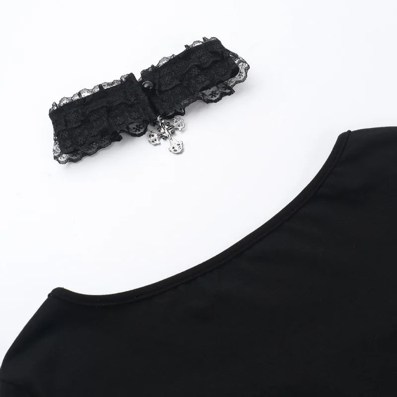 Women’s Gothic Lace Long Sleeve Top
