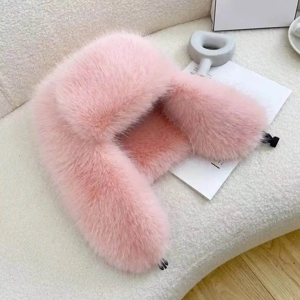 Unisex Faux Fur Winter Bomber Hat