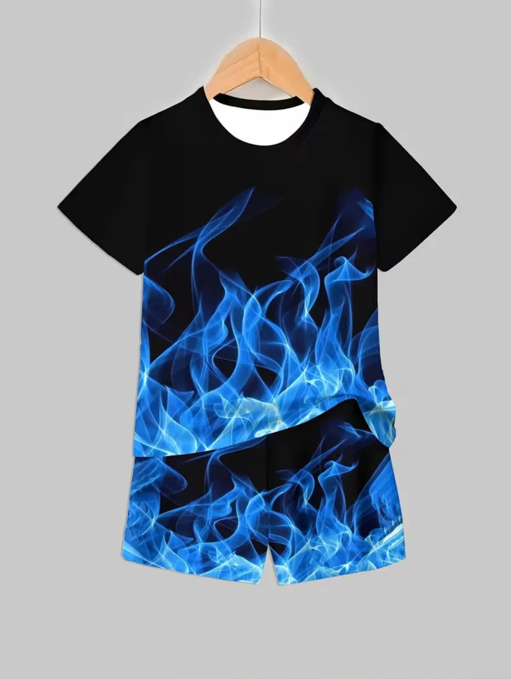 Boys 2-Piece Colorblock Quick-Dry T-Shirt and Shorts Set