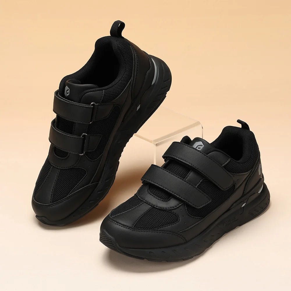 FitVille Wide Width Men'S Athletic Shoes Low-Top Non-Slip Lightweight Running Shoe For Swollen Feet with Arch Support
