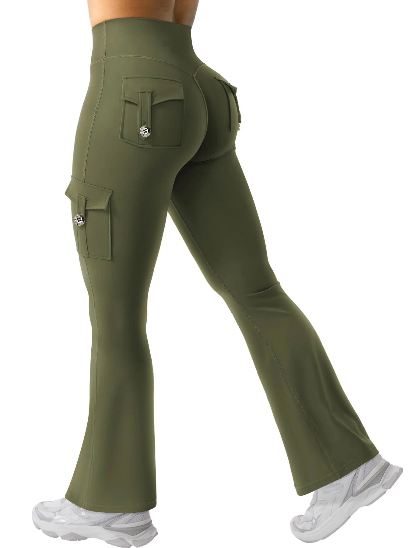 Women’s High-Waisted Flare Fitness Pants