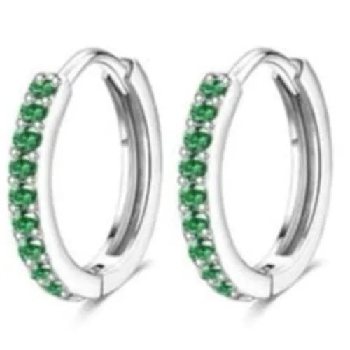 14K Gold-Plated Stainless Steel Classic Stud Earrings