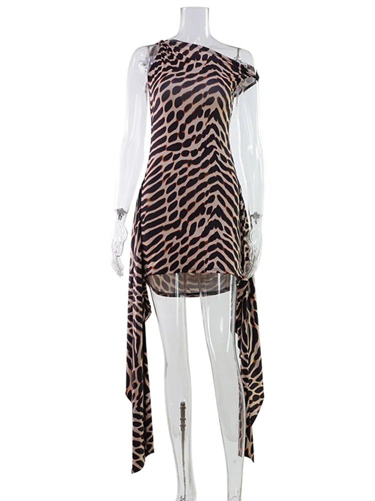 Women’s Printed Mini Bodycon Dress