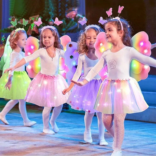 LED Light-Up Fairy Butterfly Costume Set