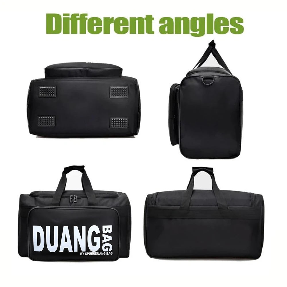 Unisex Large Capacity 36–55L Gym & Travel Duffle Bag – Lightweight Nylon Fitness Sports Bag for Training, Workouts & Weekend Trips