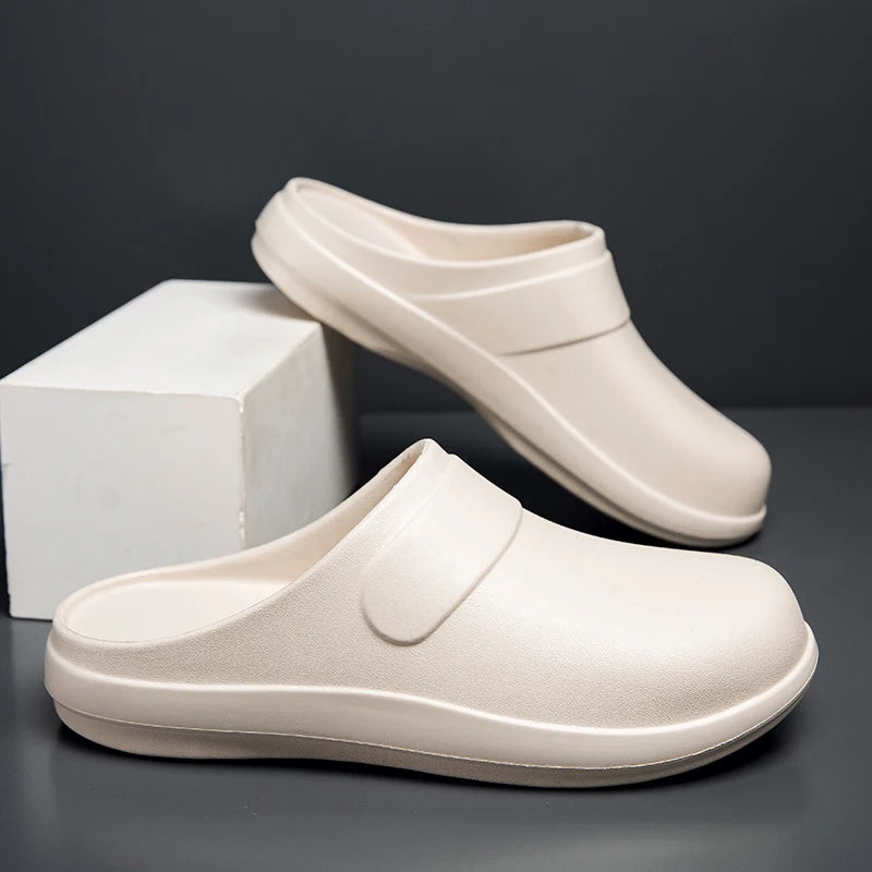 2026 Waterproof Chef Shoes Operating Room Slippers Protective Shoes for Men Women Non-Slip Silken Lab Shoes Doctor Work Shoes