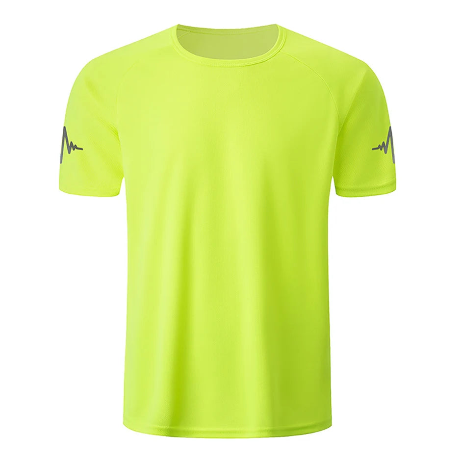 Men’s Quick-Dry Printed Sports T-Shirt