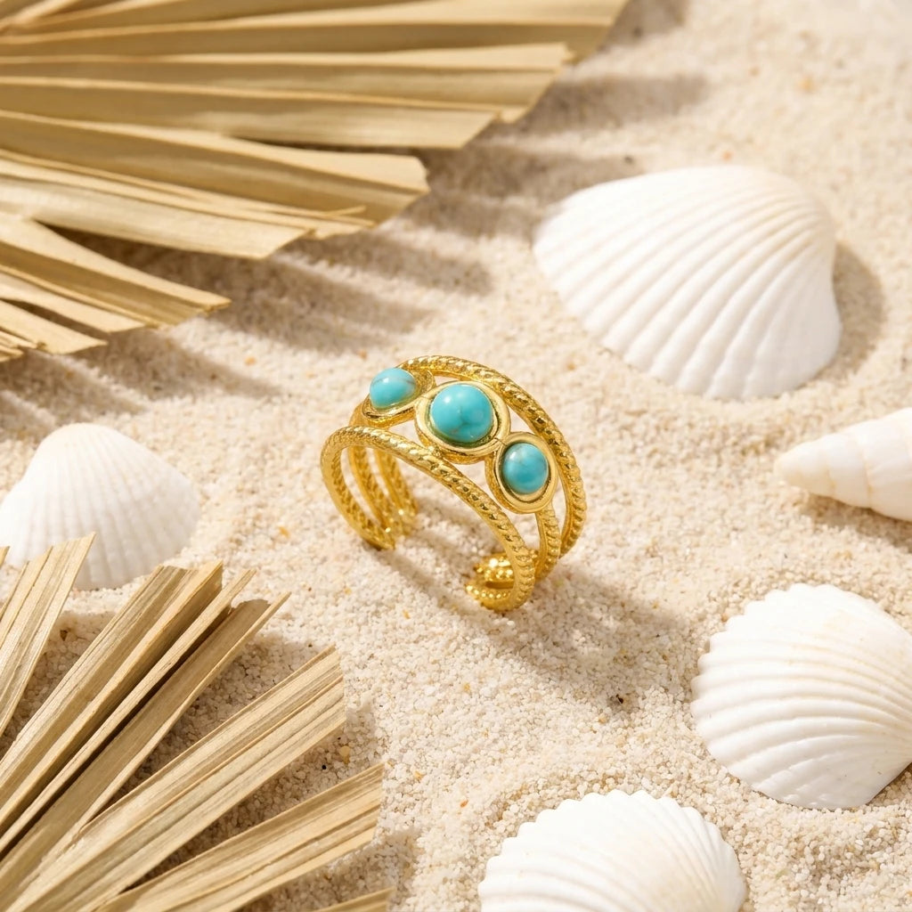 Women’s Stainless Steel Irregular Punk Statement Ring