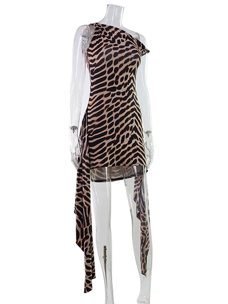 Women’s Printed Mini Bodycon Dress