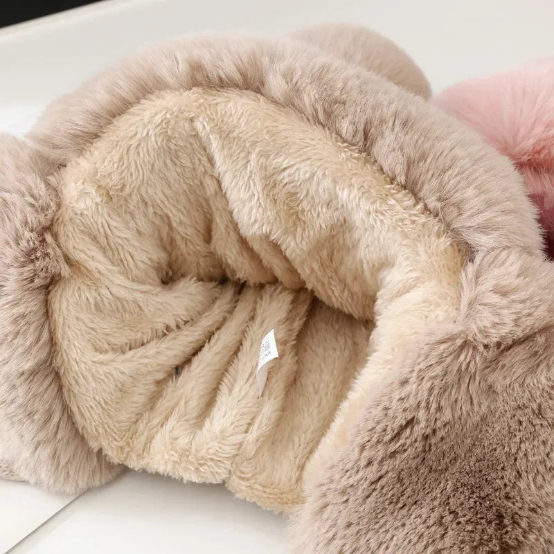 Women's Cozy Faux Fur Trapper Hat