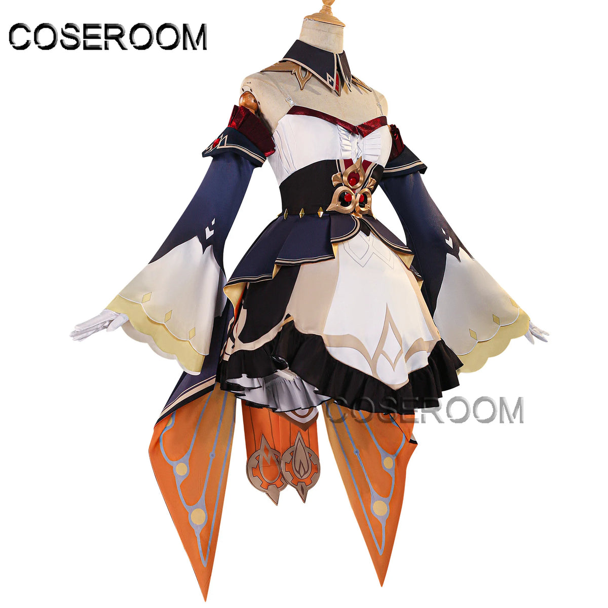 Anime Game GenshinImpact Marionette Sandrone Cosplay Costume Wig Shoes Outfits Women Halloween Carnival Role Play Uniform Dress