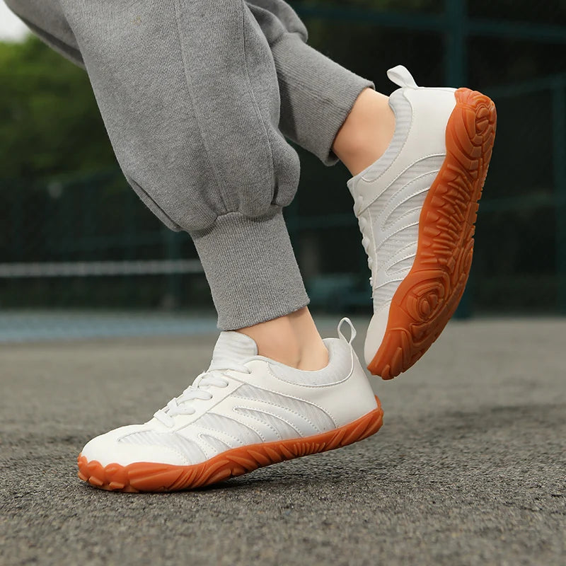 2026 Men's And Women's Toe Shoes Multifunctional Soft Sole Wide Last Shoes Walking Shoes Breathable Barefoot Casual Sports Shoes
