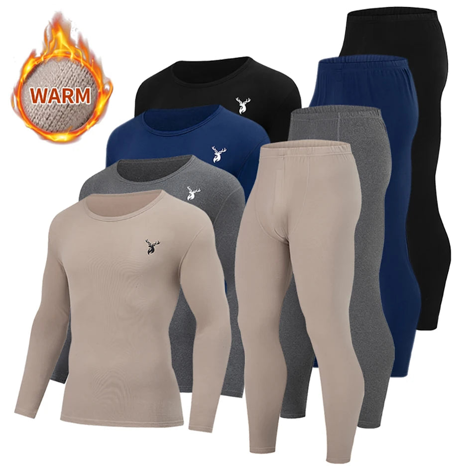 Men's Stretch Thermal Long Sleeve Base Layer
