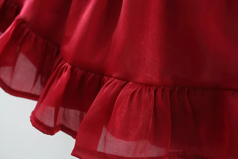 Girls Sweet Bow Summer Princess Dress