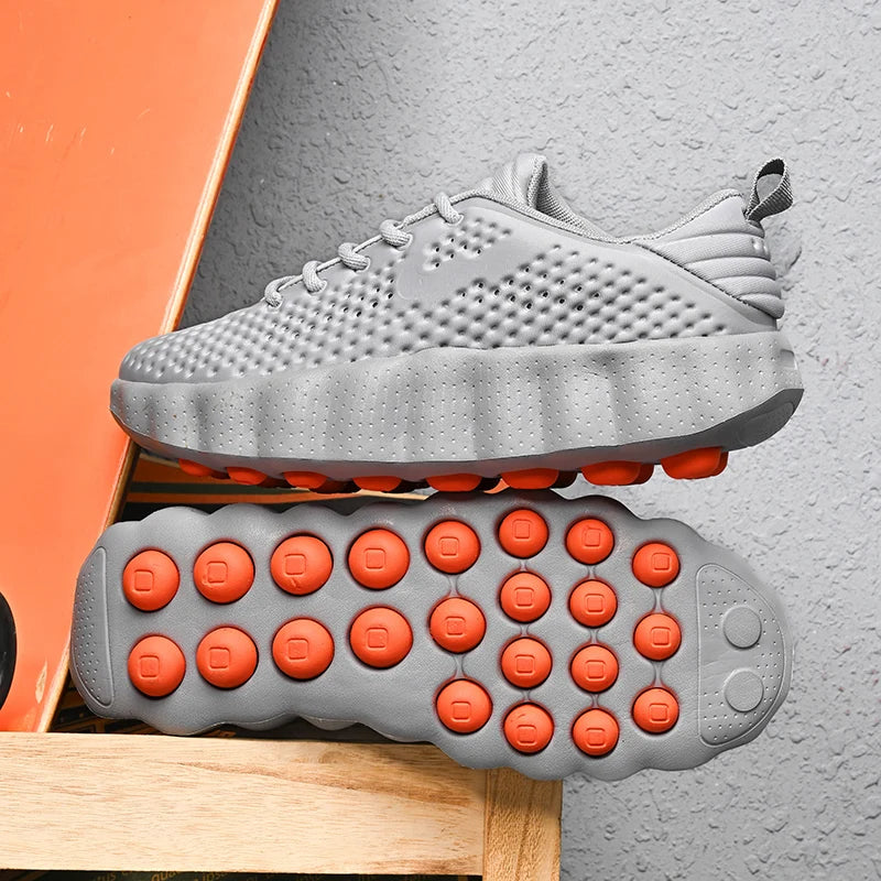 Men’s Breathable Platform Running Sneakers