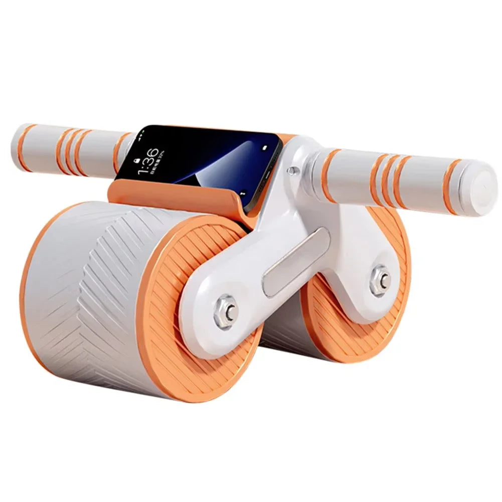 Auto-Rebound Double Wheel Ab Roller