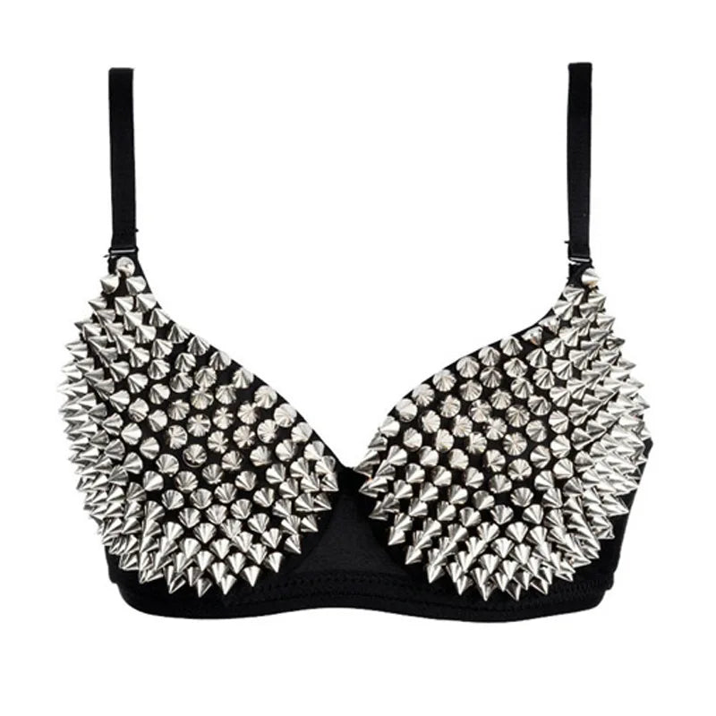 Raven Rivet Bralette