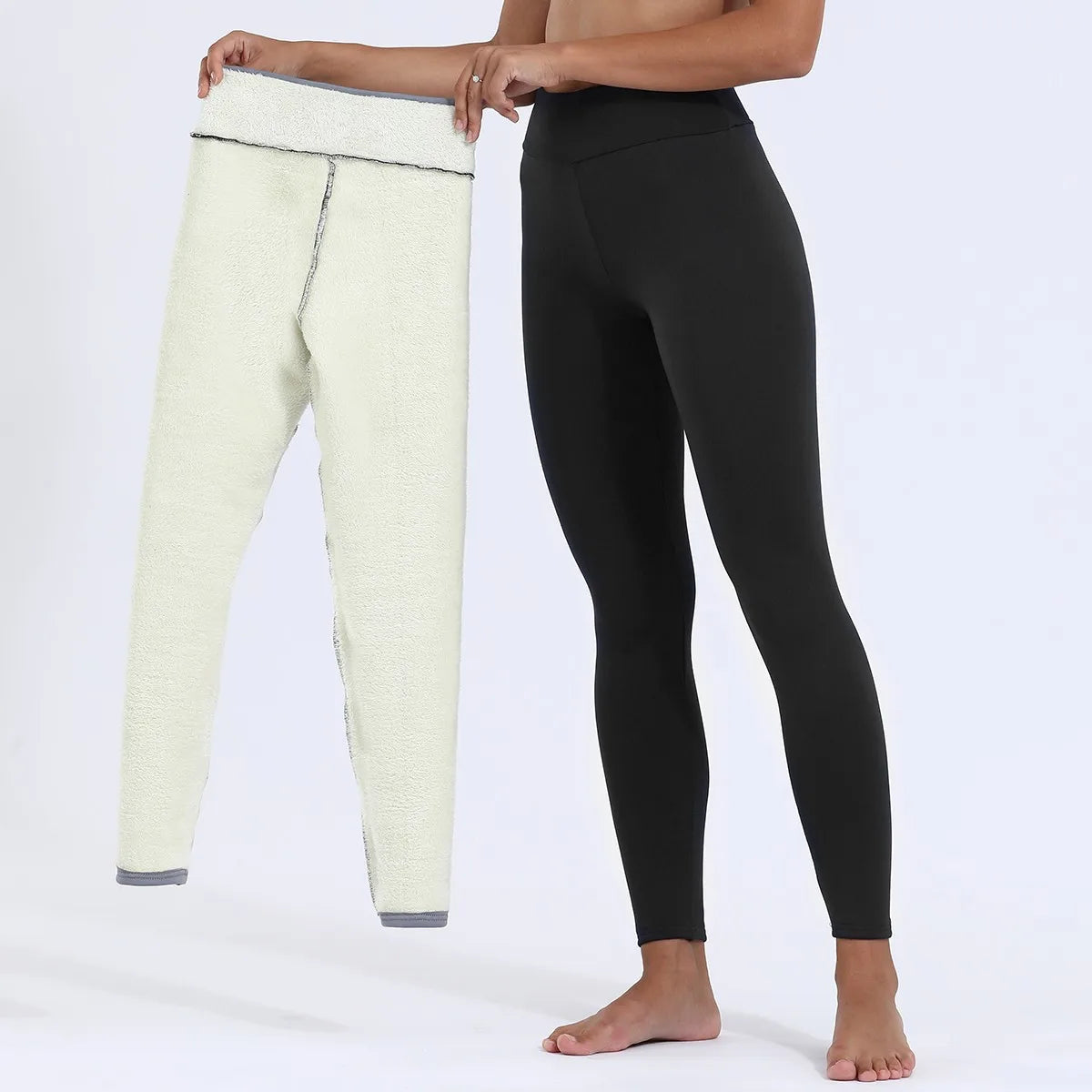 Women's Cozy Lamb Fleece Thermal Leggings