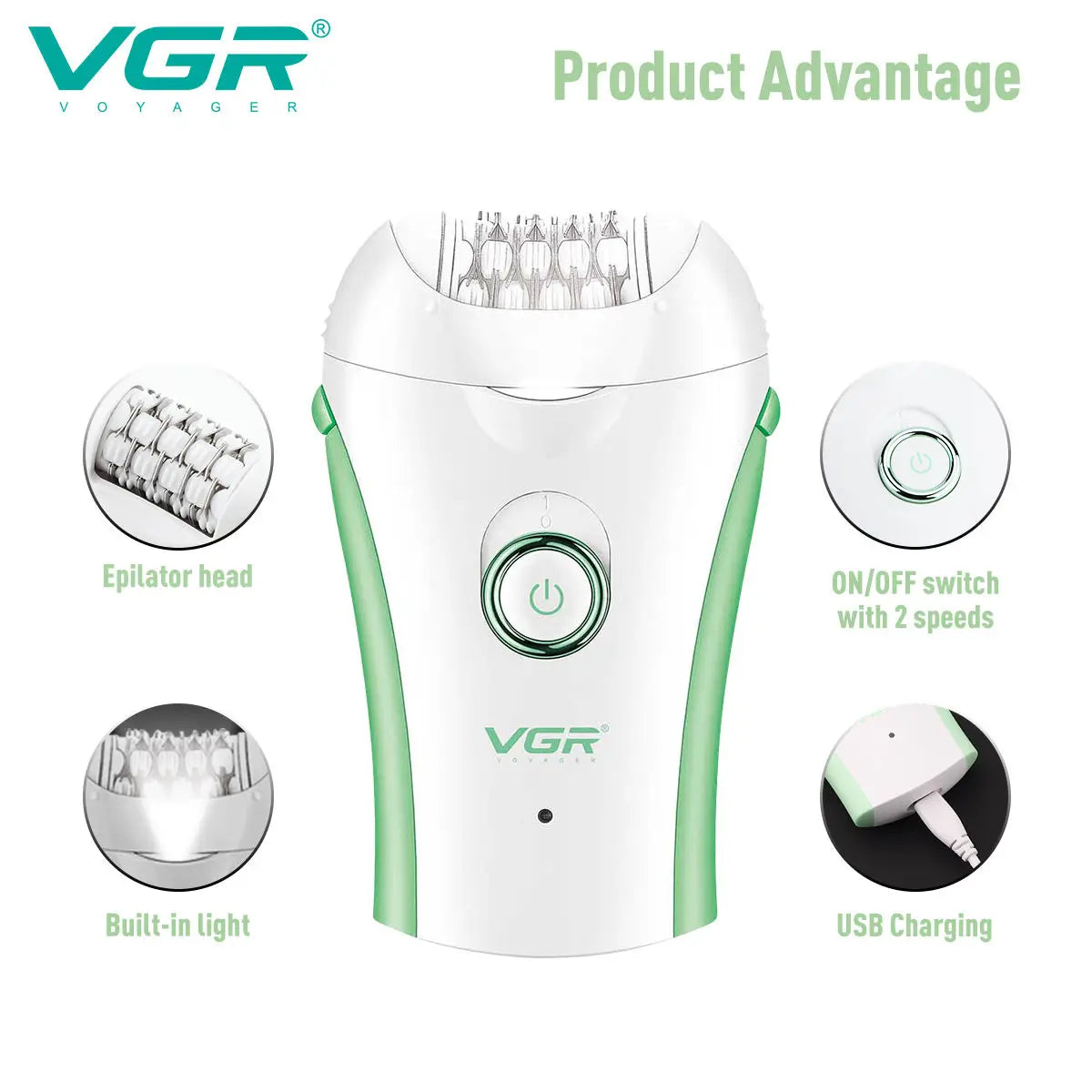 VGR Multi-Function Electric Hair Trimmer