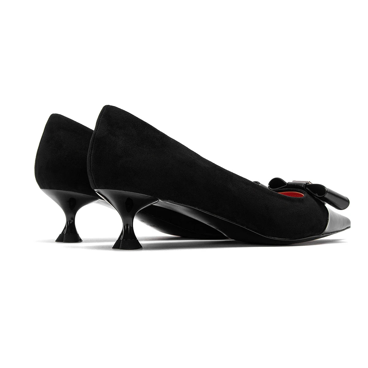 CHCH Women’s Pointed Toe Business High Heels Classic Black 5cm Low Heel Comfortable Office Work Dress Pumps Shoes