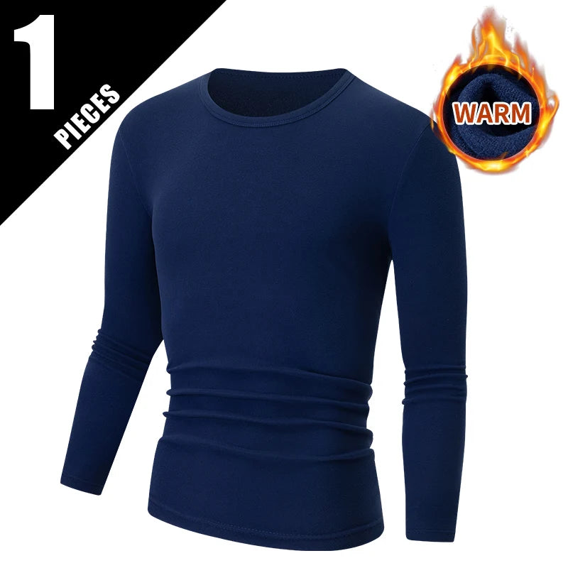 Men's Stretch Thermal Long Sleeve Base Layer