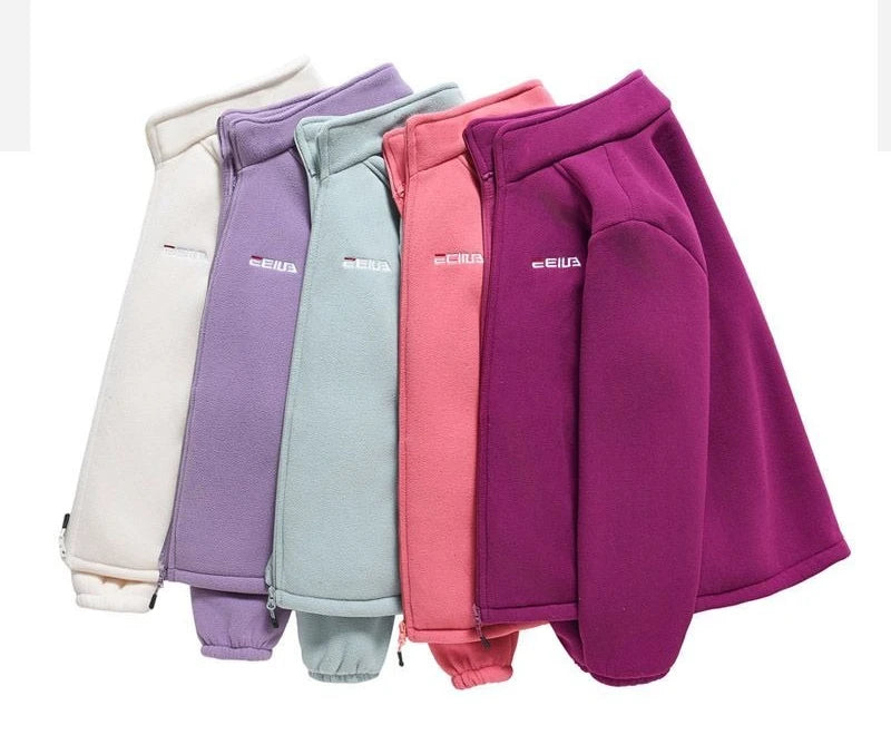 Women's Cozy Embroidered Fleece Jacket