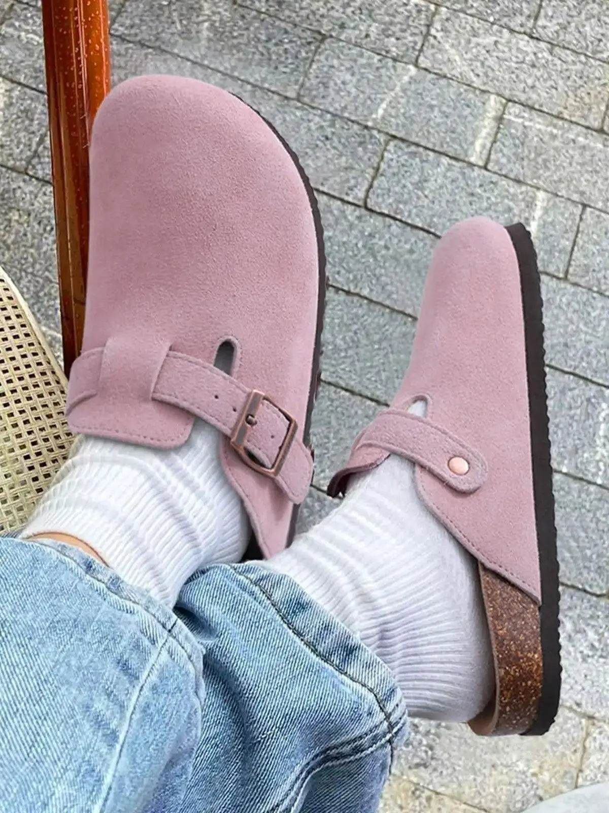 Classic Suede Comfort Clogs