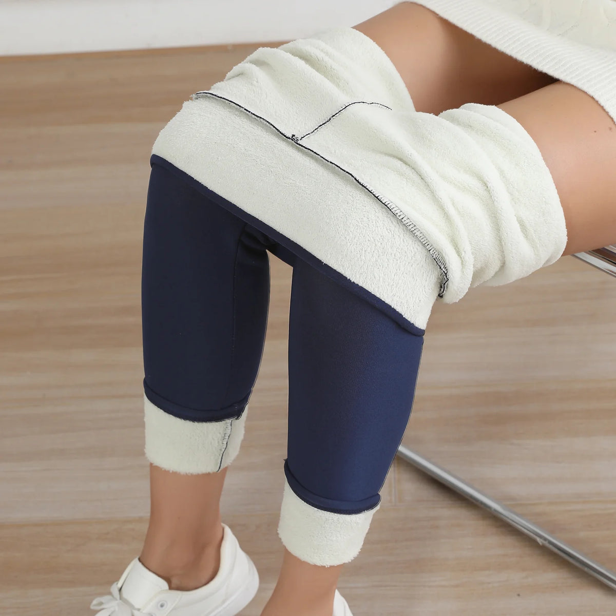 Women's High-Waisted Fleece-Lined Leggings