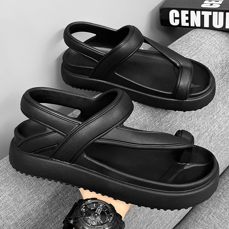 Couple Flip-Flops for Men and Women Summer Outer Wear Non-Slip Wear-Resistant Flip-Flops Outdoor Sports Beach Sandals