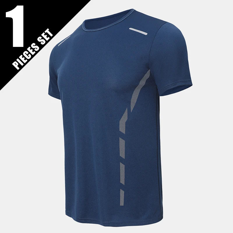 Men’s Quick-Dry Printed Sports T-Shirt