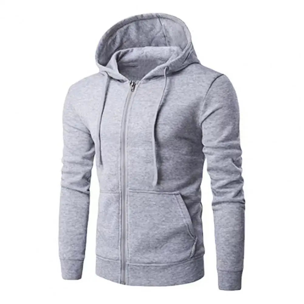 Men’s Casual Full-Zip Hoodie