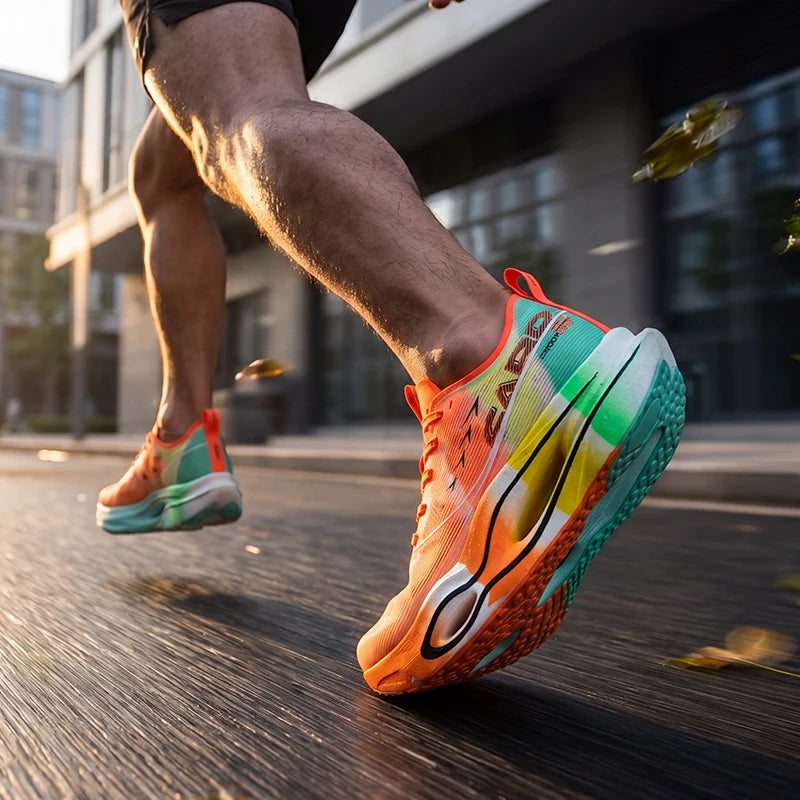 Running Shoes Men Carbon Board Marathon Speciality Sports Breathable Lightweight Women's Comfortable Athletic Sneakers