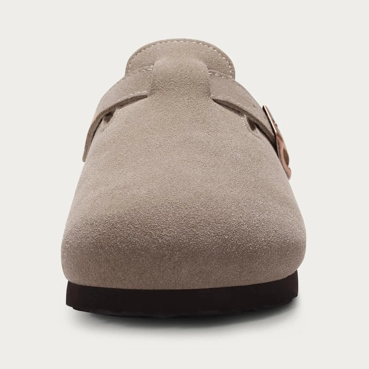 KIDMI Suede Clogs for Women Men Mules Cork Footbed Sandals With Arch Support Fashion Nonslip Outdoor Beach Slippers Home Shoes
