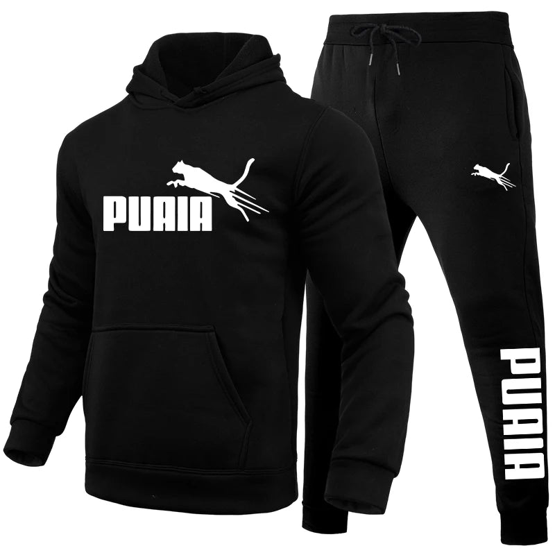 Men’s Printed Pullover Tracksuit