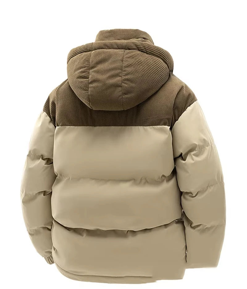 Men's Warm Hooded Winter Parka Jacket