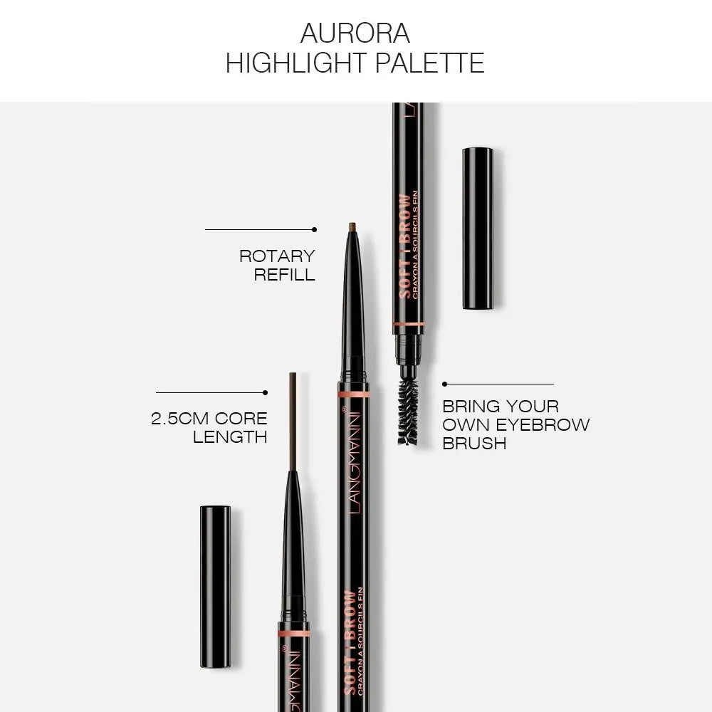Double-Ended Waterproof Eyebrow Pencil