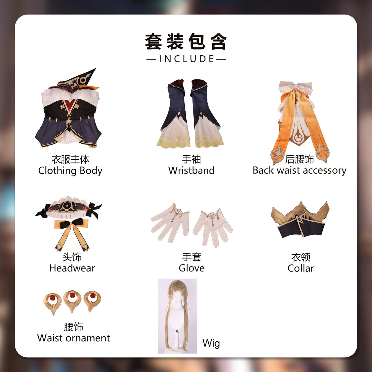 Anime Game GenshinImpact Marionette Sandrone Cosplay Costume Wig Shoes Outfits Women Halloween Carnival Role Play Uniform Dress