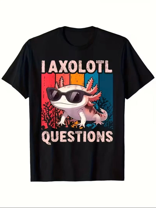 Kids’ Axolotl Graphic Summer T-Shirt