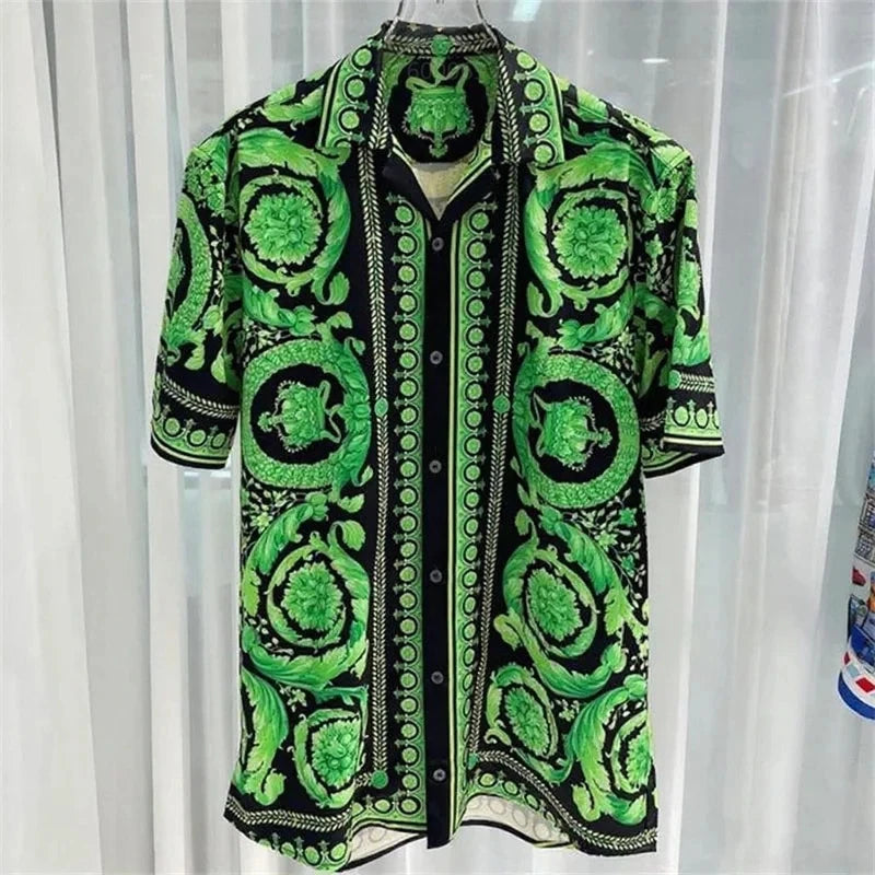 2026 men's luxury short sleeved button up shirt, men's formal shirt, men's premium soft shirt, 11 colors