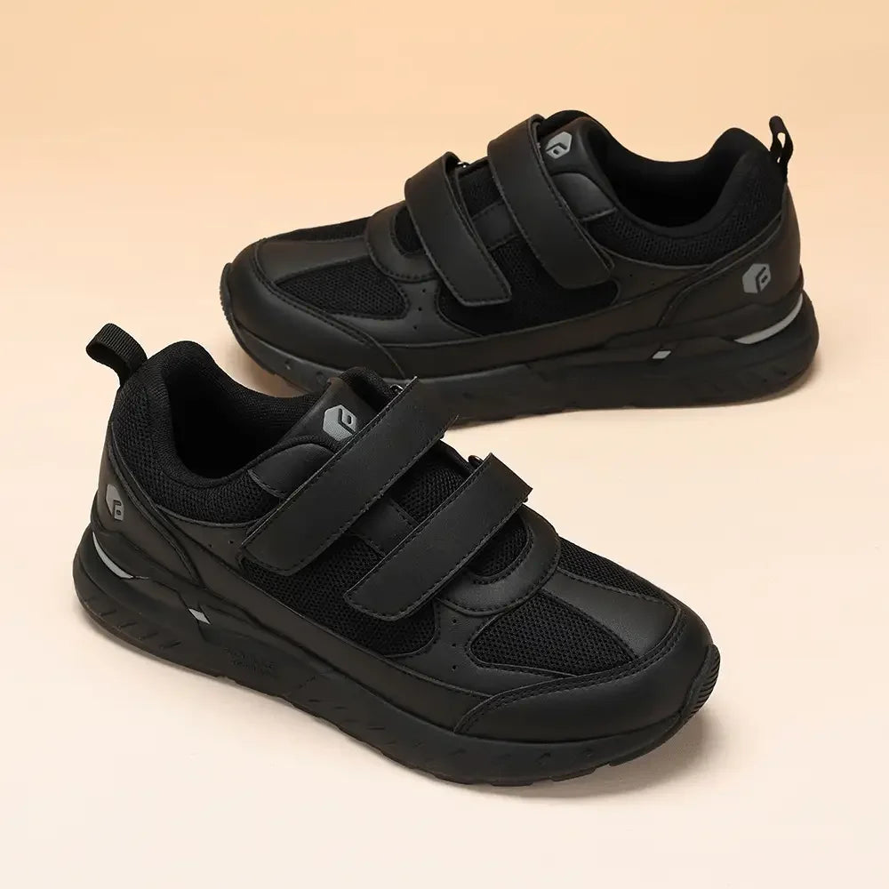 FitVille Wide Width Men'S Athletic Shoes Low-Top Non-Slip Lightweight Running Shoe For Swollen Feet with Arch Support