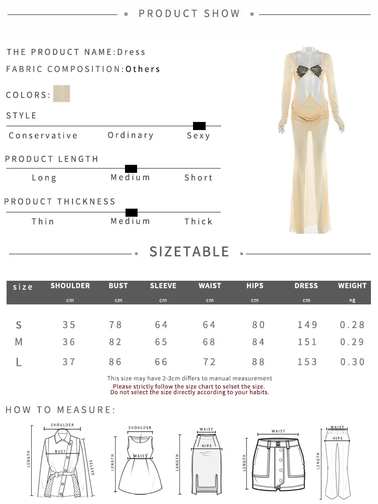 Women’s Patchwork Slim Maxi Dress